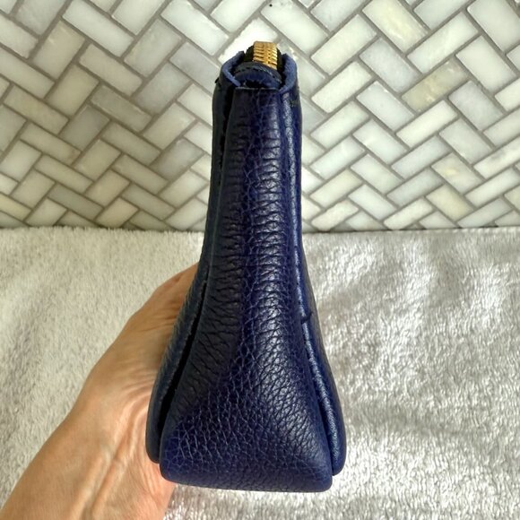 Portland Leather AP Large Cobalt Seashell Pouch - Brand New - Picture 5 of 8